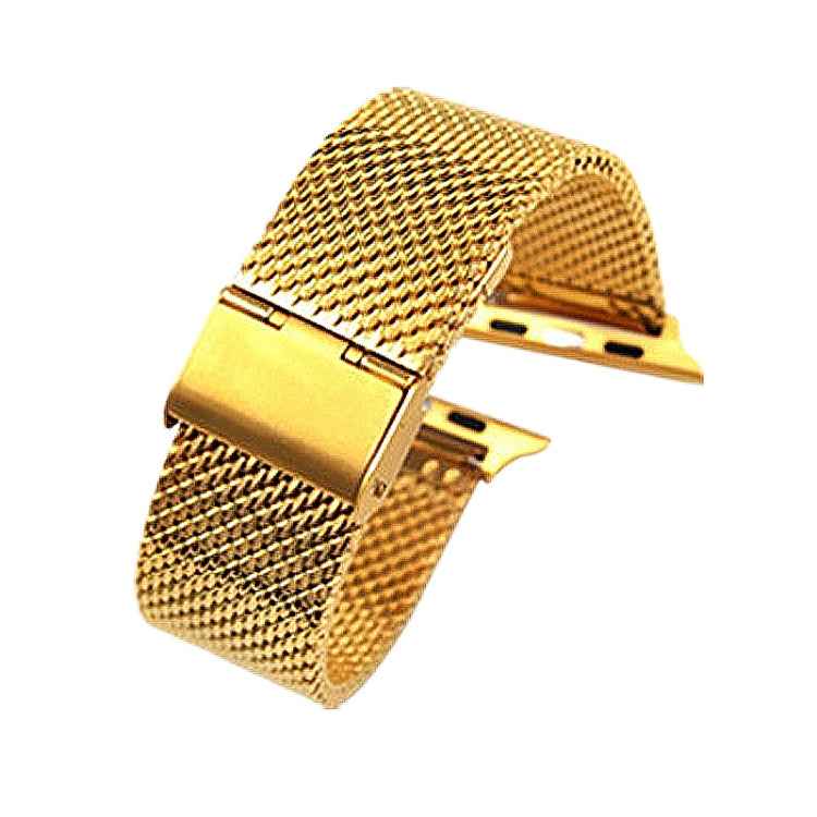304 Stainless Steel Milanese Watch Band with Connector For Apple Watch Series 10 42mm / 9&8&7 41mm / SE 3&SE 2&6&SE&5&4 40mm / 3&2&1 38mm