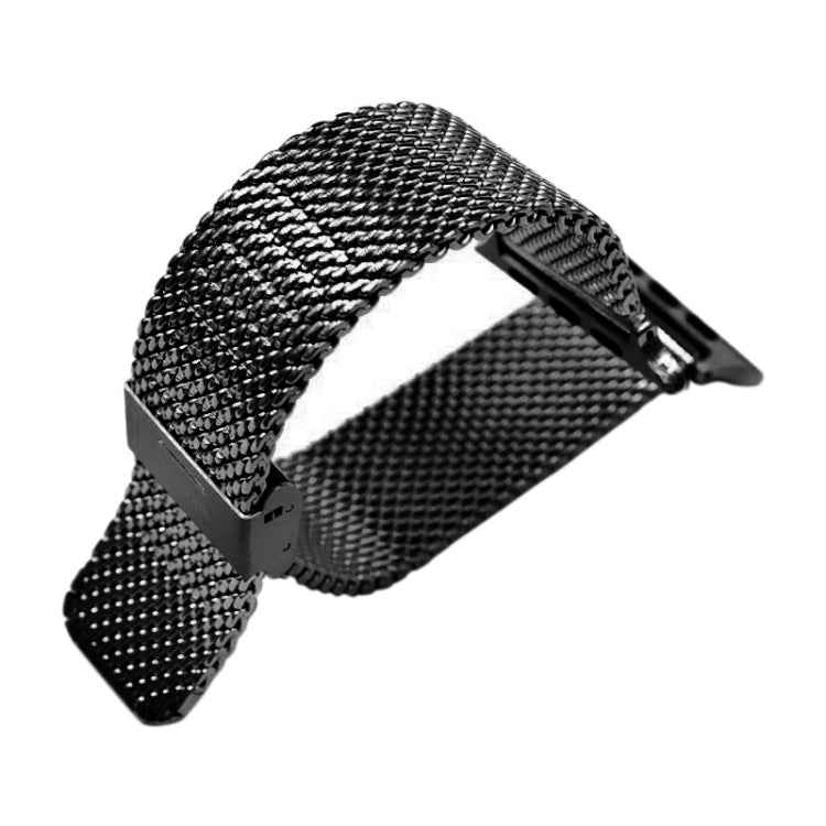 304 Stainless Steel Milanese Watch Band with Connector For Apple Watch Ultra 49mm&Watch Ultra 2 49mm / Series 10 46mm / 9&8&7 45mm / SE 3&SE 2&6&SE&5&4 44mm / 3&2&1 42mm