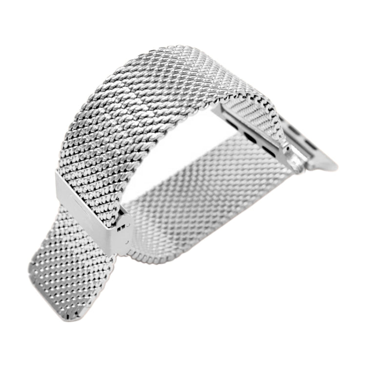 304 Stainless Steel Milanese Watch Band with Connector For Apple Watch Ultra 49mm&Watch Ultra 2 49mm / Series 10 46mm / 9&8&7 45mm / SE 3&SE 2&6&SE&5&4 44mm / 3&2&1 42mm