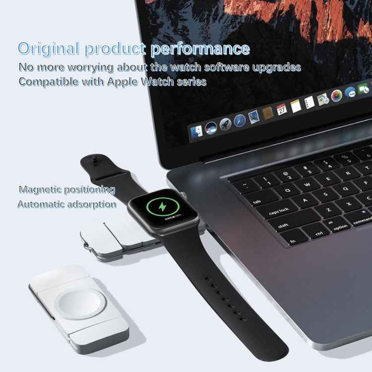 U8 USB / Type-C Magnetic Wireless Charger Fast Charger for Apple Watch Series