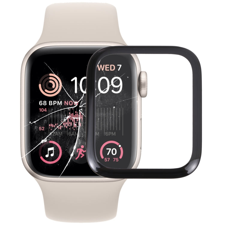 Front Screen Outer Glass Lens for Apple Watch SE 2022 44mm, For Apple Watch SE 2022 44mm