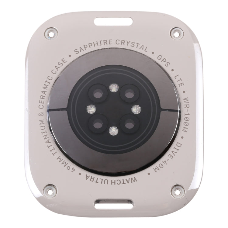 Glass Back Cover With Charging Module For Apple Watch Ultra 1 49mm, For Watch Ultra 1 49mm