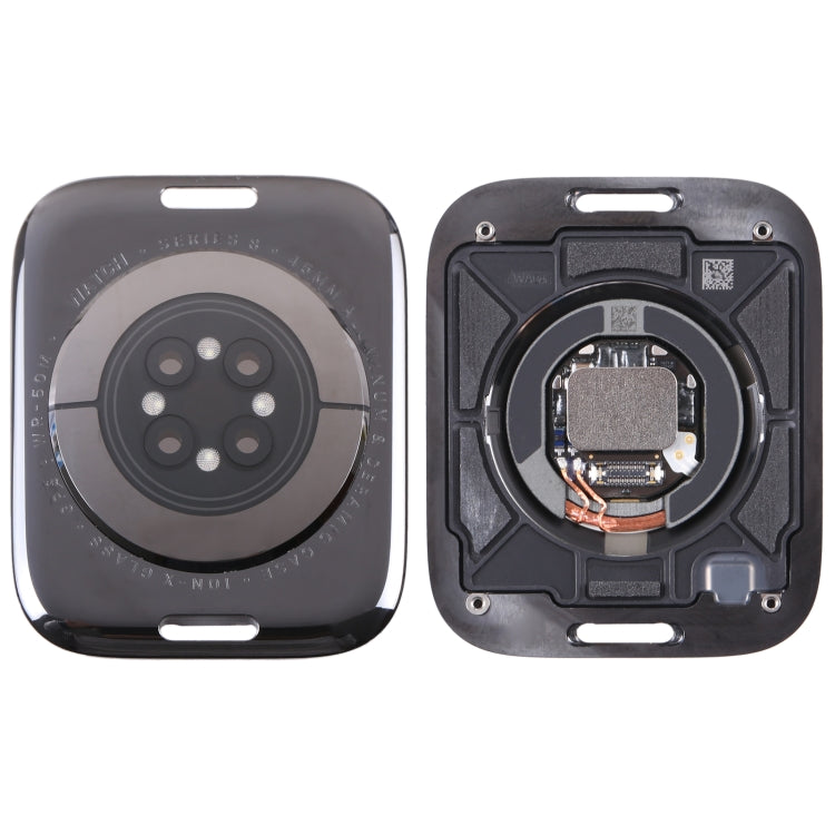 For Apple Watch Series 8 45mm GPS Glass Back Cover With Charging Module, For Watch Series 8 45mm GPS