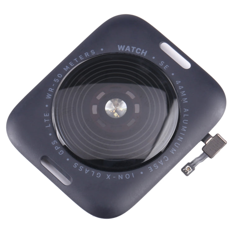 Glass Back Cover With Wireless Charging Coil For Apple Watch Series SE 2022 44mm LTE Edition, For Watch Series SE 2022 44mm LTE