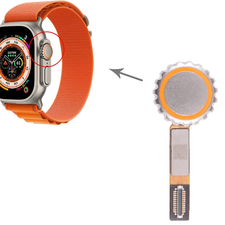 For Apple Watch Ultra 49mm Watch Crown Spin Axis Flex Cable, For Apple Watch Ultra 49mm