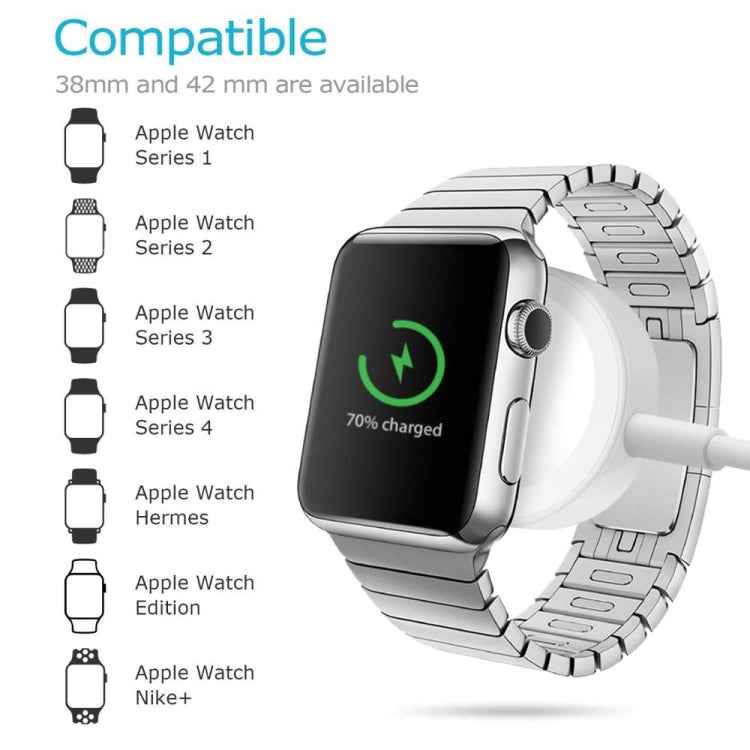30cm Type-C Universal Portable Magnetic Wireless Charger for Apple Watch Series Ultra & 8 & 7 & 6 & 5 & 4 & 3 & 2