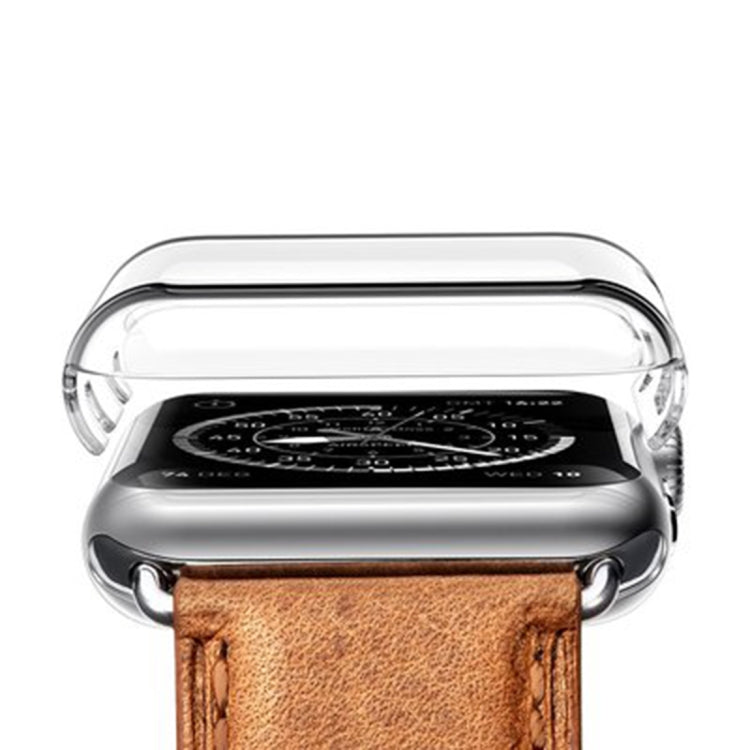 For Apple Watch Series 6 & SE & 5 & 4 40mm Full Coverage PC Case(Transparent), Series 6 & SE & 5 & 4 40mm