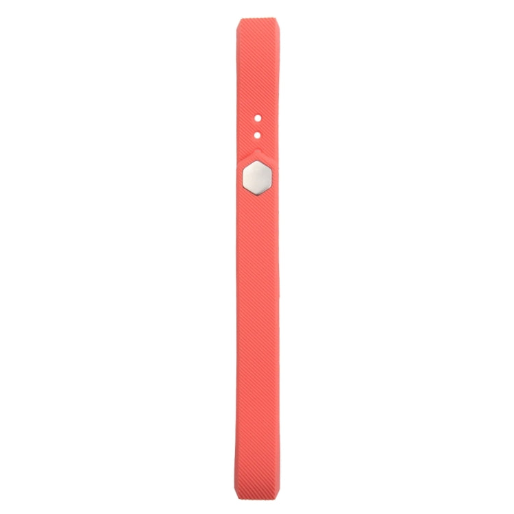 For Fitbit Alta Watch Oblique Texture Silicone Watchband, Large Size, Length: about 22cm