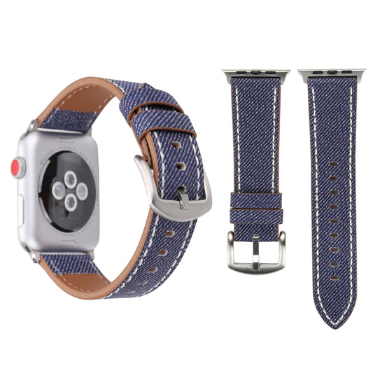 For Apple Watch Series 10 42mm / 9&8&7 41mm / SE 3&SE 2&6&SE&5&4 40mm / 3&2&1 38mm Simple Fashion Genuine Leather Cowboy Pattern Watch Band