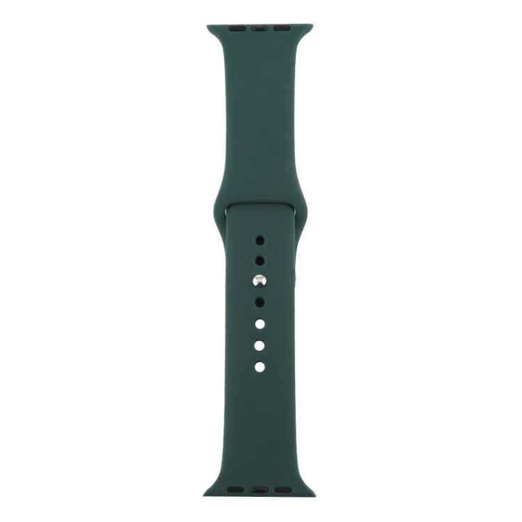 For Apple Watch Series 7 41mm / 6 & SE & 5 & 4 40mm / 3 & 2 & 1 38mm Silicone Watch Band