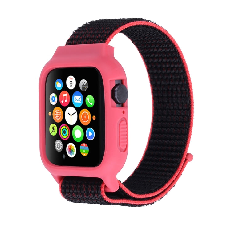 For Apple Watch Ultra 49mm&Watch Ultra 2 49mm / Series 10 46mm / 9&8&7 45mm / SE 3&SE 2&6&SE&5&4 44mm / 3&2&1 42mm Nylon Watch Band with Hook and Loop Fastener, For Apple Watch Ultra 49mm / Series 8&7 45mm / SE 2&6&SE&5&4 44mm / 3&2&1 42mm�������������...