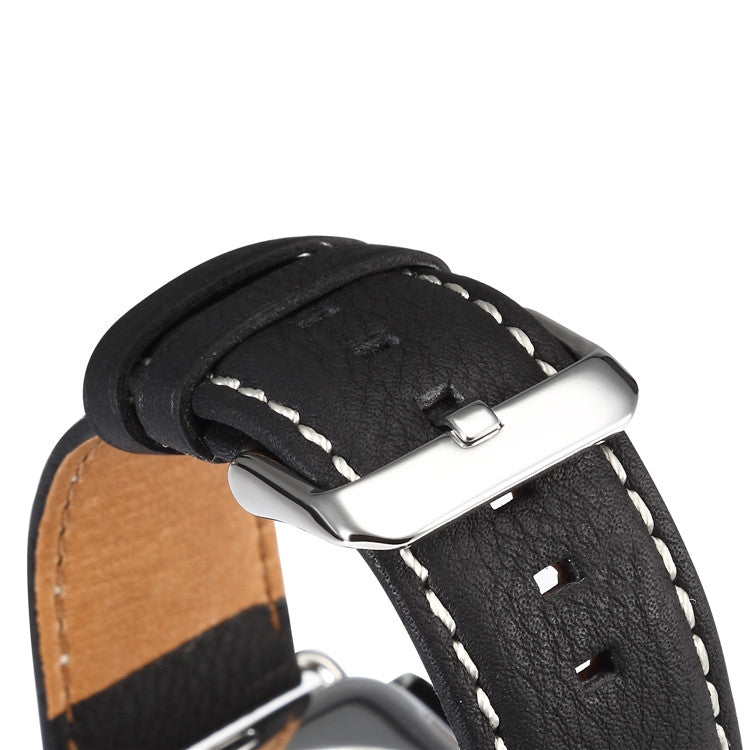Denior Environmental Luxury Car Watch Leather Watch Band for Apple Watch Series 10 42mm / 9&8&7 41mm / SE 3&SE 2&6&SE&5&4 40mm / 3&2&1 38mm