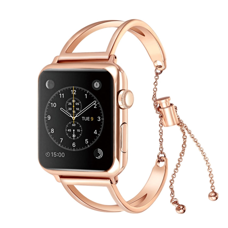 Correa de metal con forma de letra V y hebilla de acero inoxidable para Apple Watch Series 10 (42 mm), 9, 8 y 7 (41 mm), SE 3, SE 2, 6, SE, 5 y 4 (40 mm), 3, 2 y 1 (38 mm), 7 (41 mm), 6, SE, 5 y 4 (40 mm), 3, 2 y 1 (38 mm).