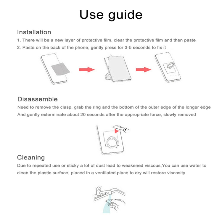 Ring Buckle Multifunction Cell Phone Holder