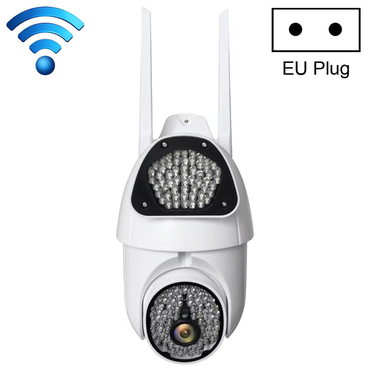 Caméra de surveillance dôme extérieure haute définition WiFi QX37 1080P, compatible avec la vision nocturne et la détection bidirectionnelle de voix et de mouvement.