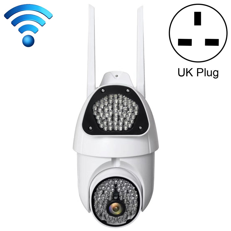 Caméra de surveillance dôme extérieure haute définition WiFi QX37 1080P, compatible avec la vision nocturne et la détection bidirectionnelle de voix et de mouvement.