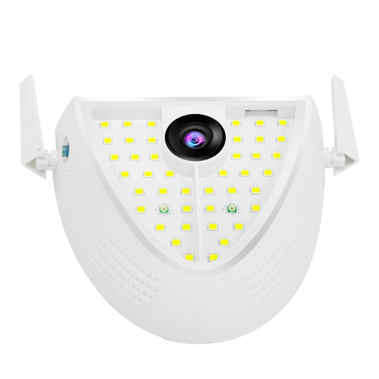 Caméra de jardin intelligente DP16 2 mégapixels 42 LED, détection de mouvement, vision nocturne, interphone vocal, carte TF, prise AU, DP16