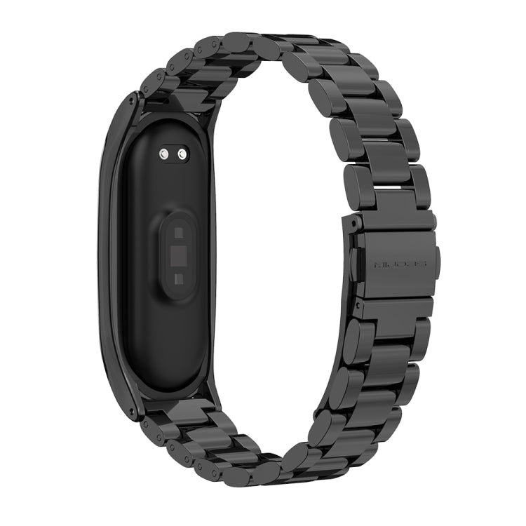 Bracelet de montre en acier inoxydable Mijobs pour Xiaomi Mi Band 3, 4, 5 et 6