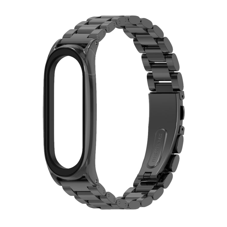 Bracelet de montre en acier inoxydable Mijobs pour Xiaomi Mi Band 3, 4, 5 et 6