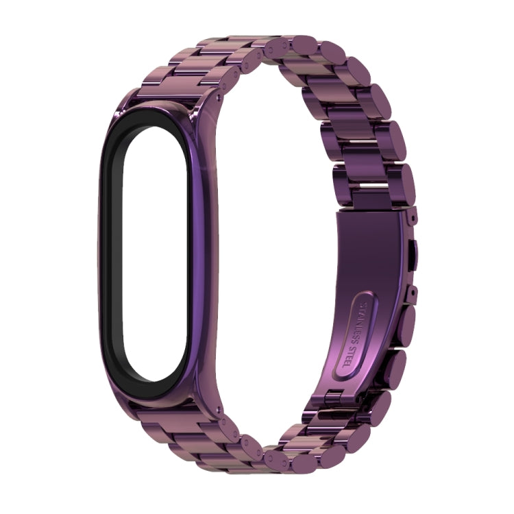 Bracelet de montre en acier inoxydable Mijobs pour Xiaomi Mi Band 3, 4, 5 et 6