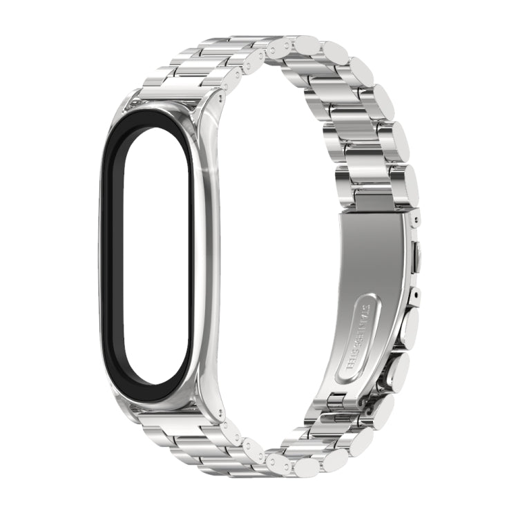 Bracelet de montre en acier inoxydable Mijobs pour Xiaomi Mi Band 3, 4, 5 et 6