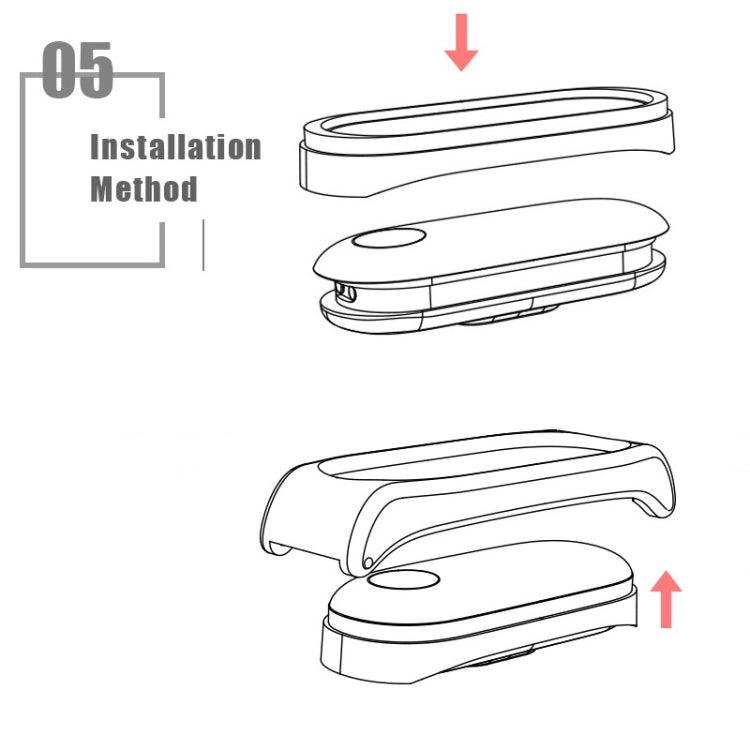 Mijobs Screwless Metal Case PU Leather Watch Band for Xiaomi Mi Band 3 & 4 & 5 & 6, Host not Included, CA0140A, CA0140B, CA0140C, CA0140D, CA0140E, CA0140F, CA0140G