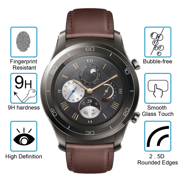 ENKAY Hat-Prince for Huawei Watch 2 Pro Smart Watch 0.2mm 9H Surface Hardness 2.15D Explosion-proof Tempered Glass Screen Film, For Huawei Watch 2 Pro