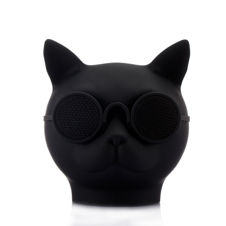 Mini altavoz estéreo inalámbrico Bluetooth T8 con forma de gato, compatible con manos libres, tarjeta TF y FM.