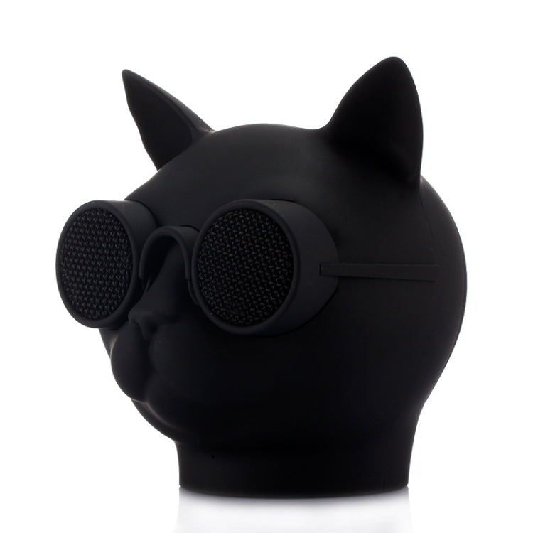 Mini altavoz estéreo inalámbrico Bluetooth T8 con forma de gato, compatible con manos libres, tarjeta TF y FM.