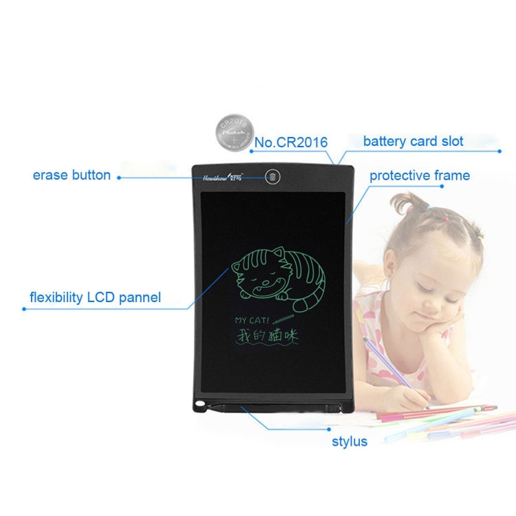 Howshow 8.5 inch LCD Pressure Sensing E-Note Paperless Writing Tablet / Writing Board, 8.5 inch Black, 8.5 inch Green, 8.5 inch Blue, 8.5 inch Red, 8.5 inch White
