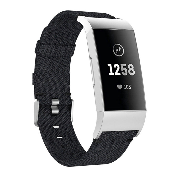 Woven Vanvas Nylon Watch Band for Fitbit Charge 3