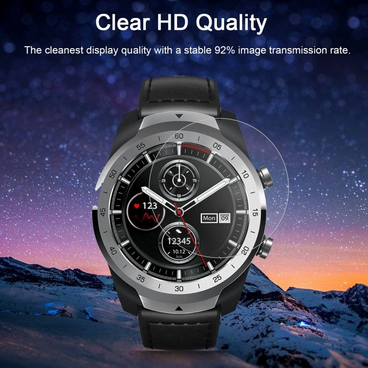 ENKAY Hat-Prince 0.2mm 9H 2.15D Curved Edge Tempered Glass Film for TicWatch Pro, TicWatch Pro