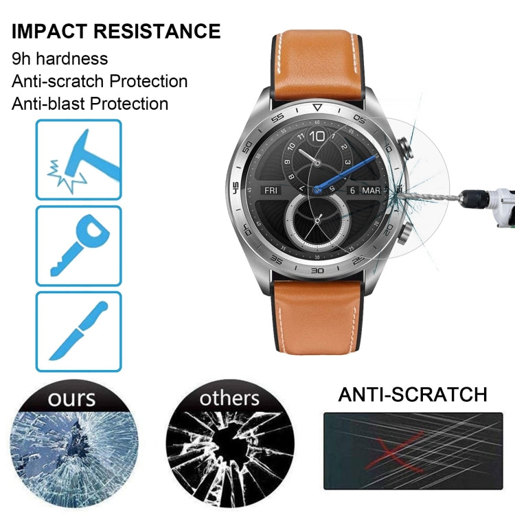 ENKAY Hat-Prince 0.2mm 9H 2.15D Curved Edge Tempered Glass Film for Huawei Honor Watch Magic, Huawei Honor Watch Magic