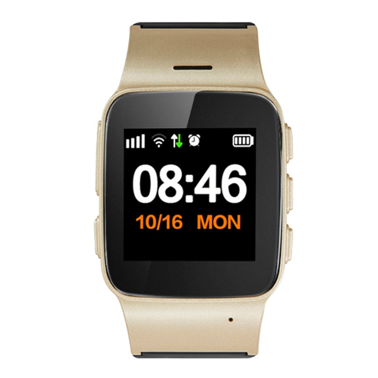 D99+ 1.22 inch HD LCD Screen GPS Smartwatch for the Elder Waterproof, Support GPS + LBS + WiFi Positioning / Two-way Dialing / Voice Monitoring / One-key First-aid / Wrist off Alarm / Safety Fence, D99+ Black, D99+ Rose Gold, D99+ Silver