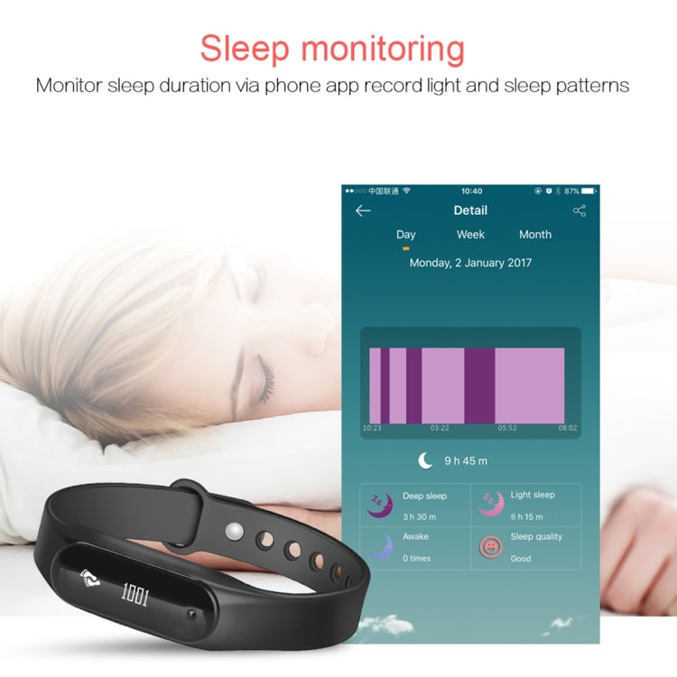CHIGU C6 0.69 inch OLED Display Bluetooth Smart Bracelet, Support Heart Rate Monitor / Pedometer / Calls Remind / Sleep Monitor / Sedentary Reminder / Alarm / Anti-lost, Compatible with Android and iOS Phones, CHIGU C6 Black, CHIGU C6 Orange�����������...
