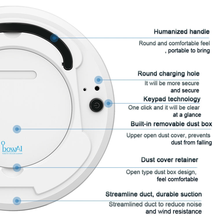 1800Pa Large Suction Smart Household Vacuum Cleaner Clean Robot