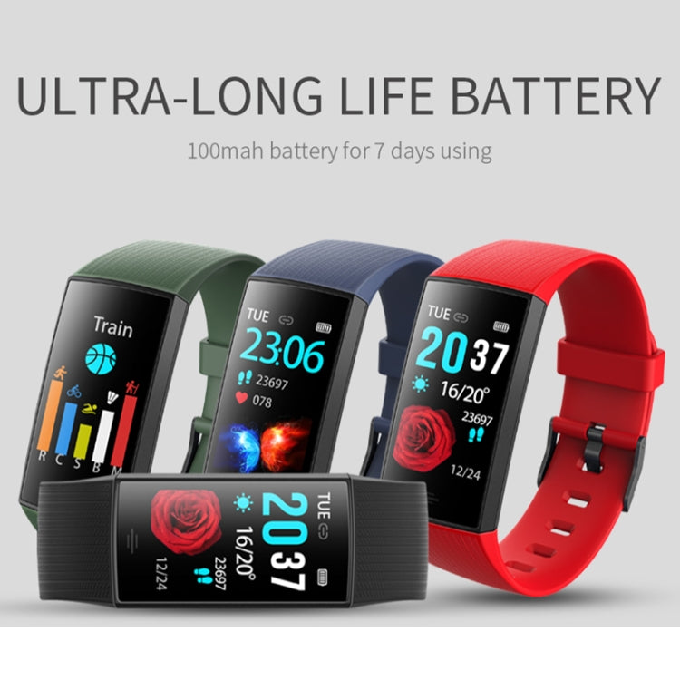 CY11 1.14 inches IPS Color Screen Smart Bracelet IP67 Waterproof, Support Step Counting / Call Reminder / Heart Rate Monitoring / Sleep Monitoring