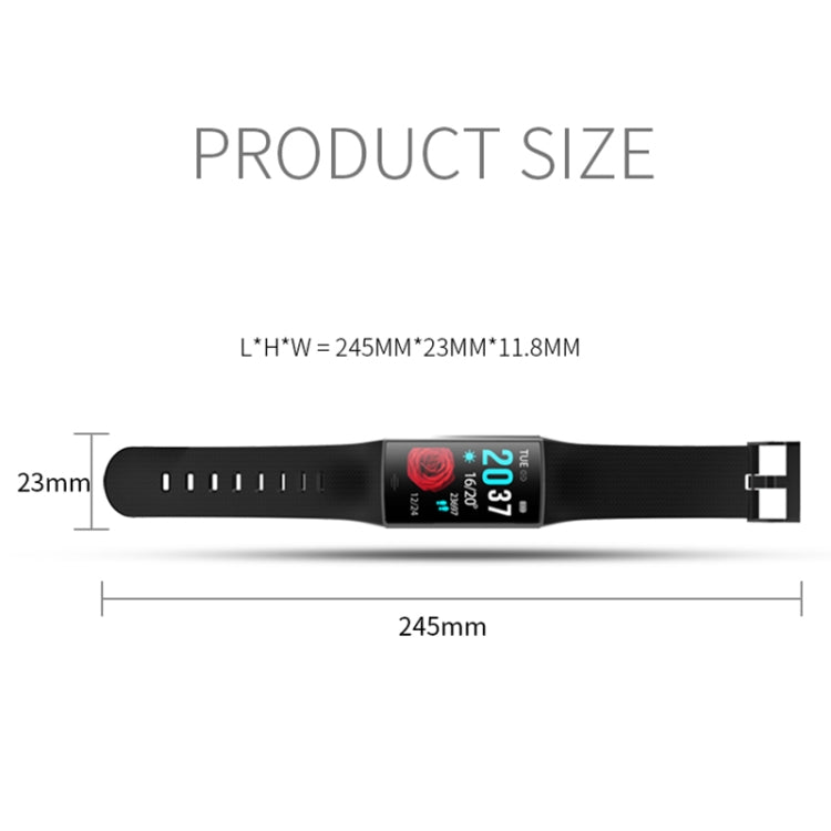 CY11 1.14 inches IPS Color Screen Smart Bracelet IP67 Waterproof, Support Step Counting / Call Reminder / Heart Rate Monitoring / Sleep Monitoring