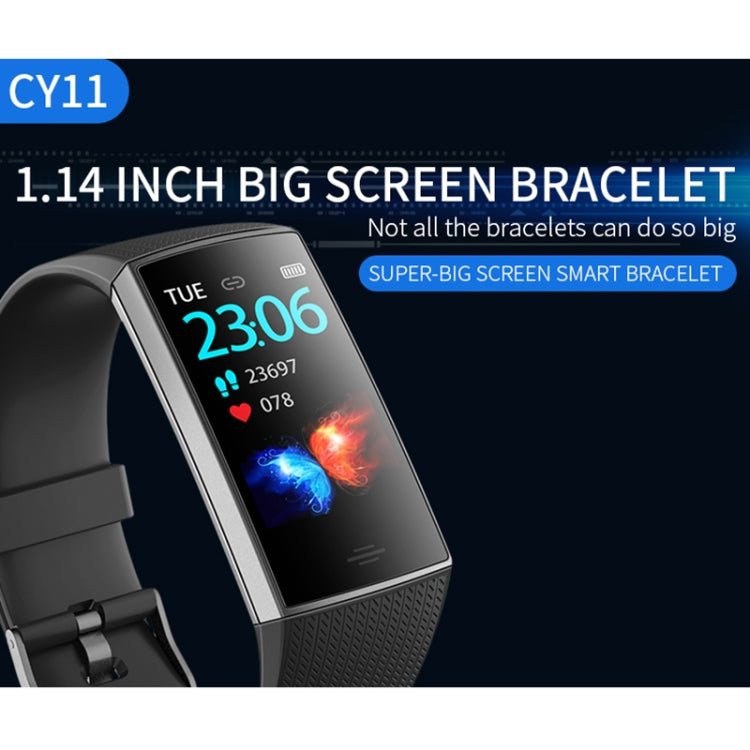 CY11 1.14 inches IPS Color Screen Smart Bracelet IP67 Waterproof, Support Step Counting / Call Reminder / Heart Rate Monitoring / Sleep Monitoring