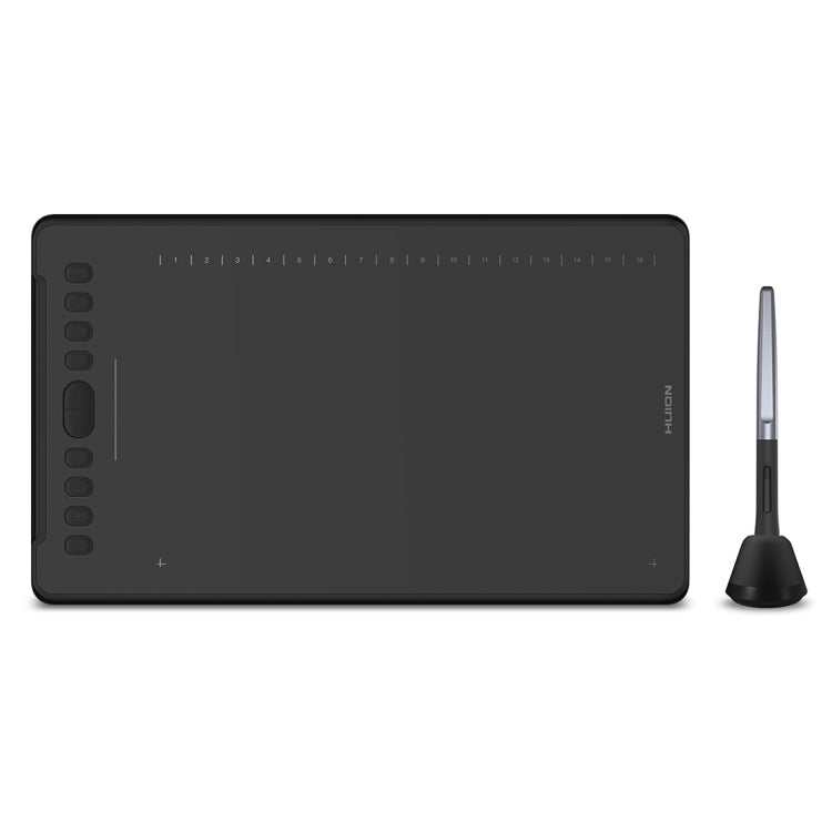 HUION H1161 5080 LPI Touch Strip Art Drawing Tablet for Fun, with Battery-free Pen & Pen Holder, H1161