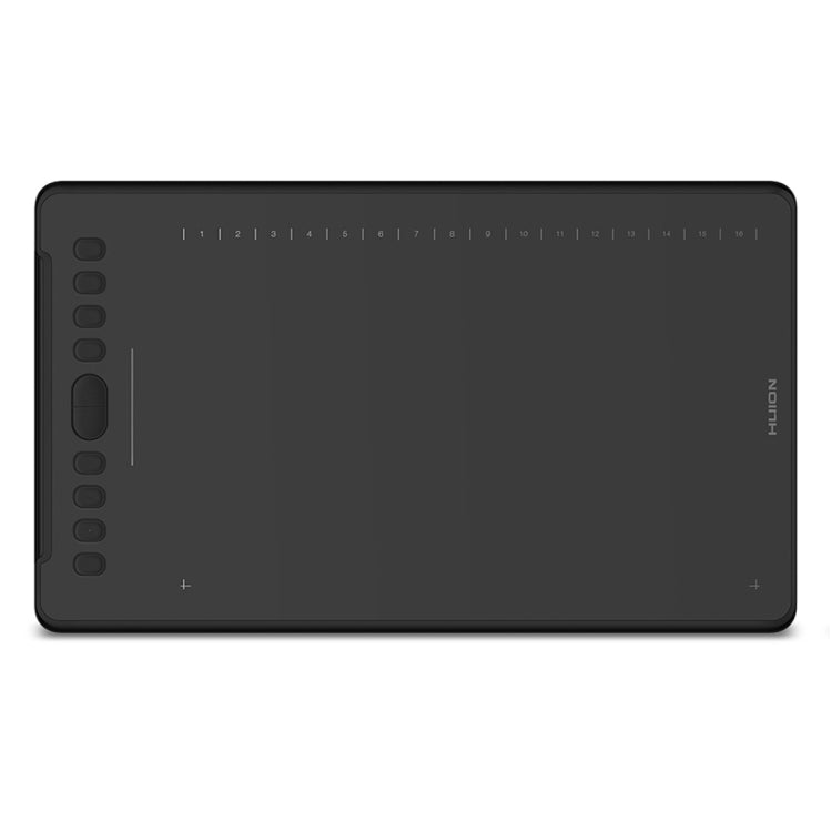 HUION H1161 5080 LPI Touch Strip Art Drawing Tablet for Fun, with Battery-free Pen & Pen Holder, H1161