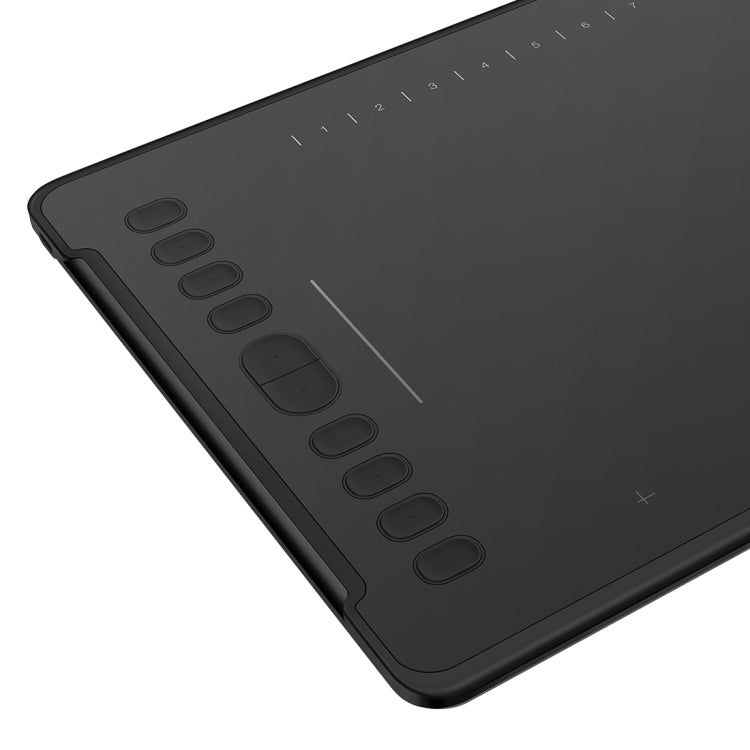 HUION H1161 5080 LPI Touch Strip Art Drawing Tablet for Fun, with Battery-free Pen & Pen Holder, H1161
