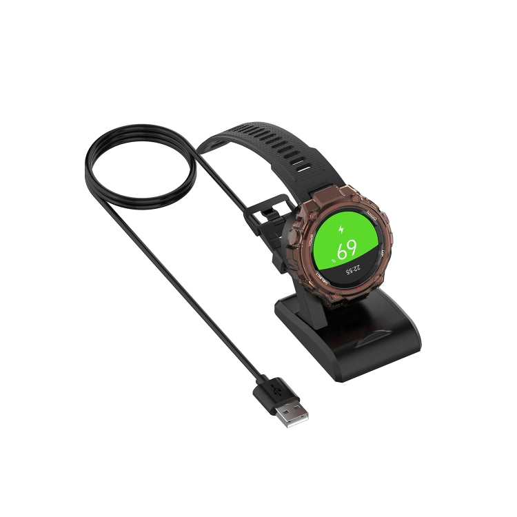 For Amazfit A1918 Portable Smart Watch Cradle Plastic Vertical Seat Charger USB Charging Cable, Lenght: 1m, Vertical Seat Charger