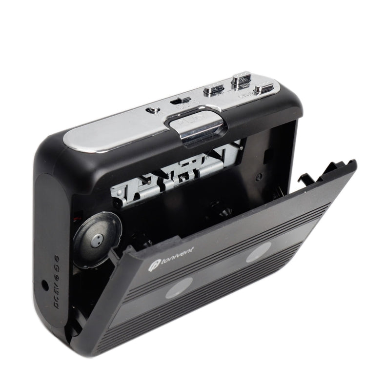 Tonivent TON007B Portable Bluetooth Tape Cassette Player, Support FM / Bluetooth Input and Output, TON007B White, TON007B, TON007T