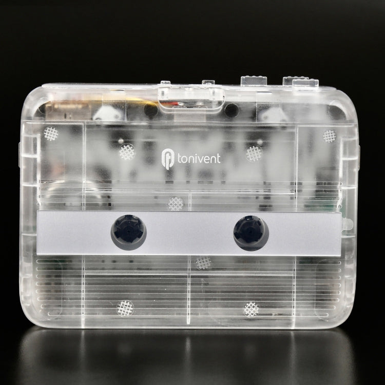 Tonivent TON007B Portable Bluetooth Tape Cassette Player, Support FM / Bluetooth Input and Output, TON007B White, TON007B, TON007T