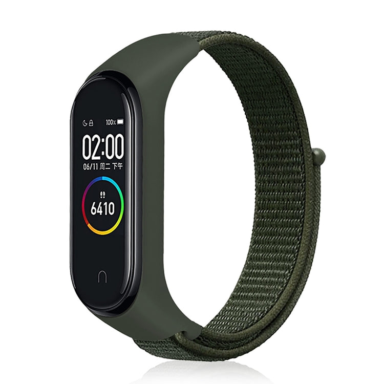 Bracelet de montre connectée en nylon tissé pour Xiaomi Mi Band 3/4