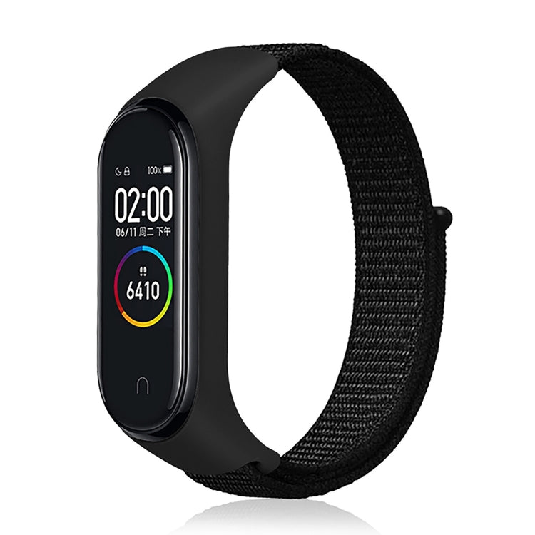 Bracelet de montre connectée en nylon tissé pour Xiaomi Mi Band 3/4