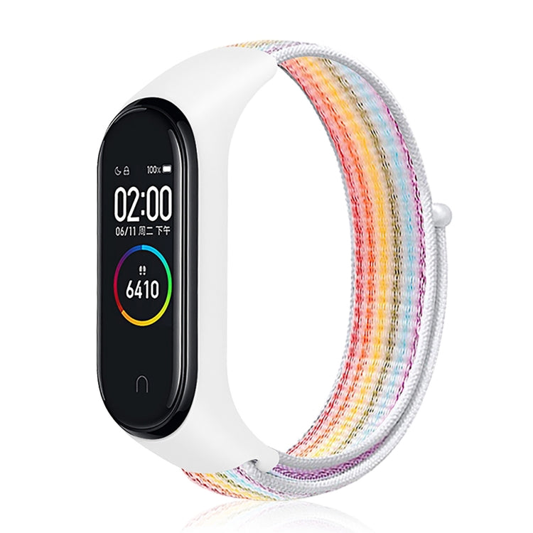 Bracelet de montre connectée en nylon tissé pour Xiaomi Mi Band 3/4