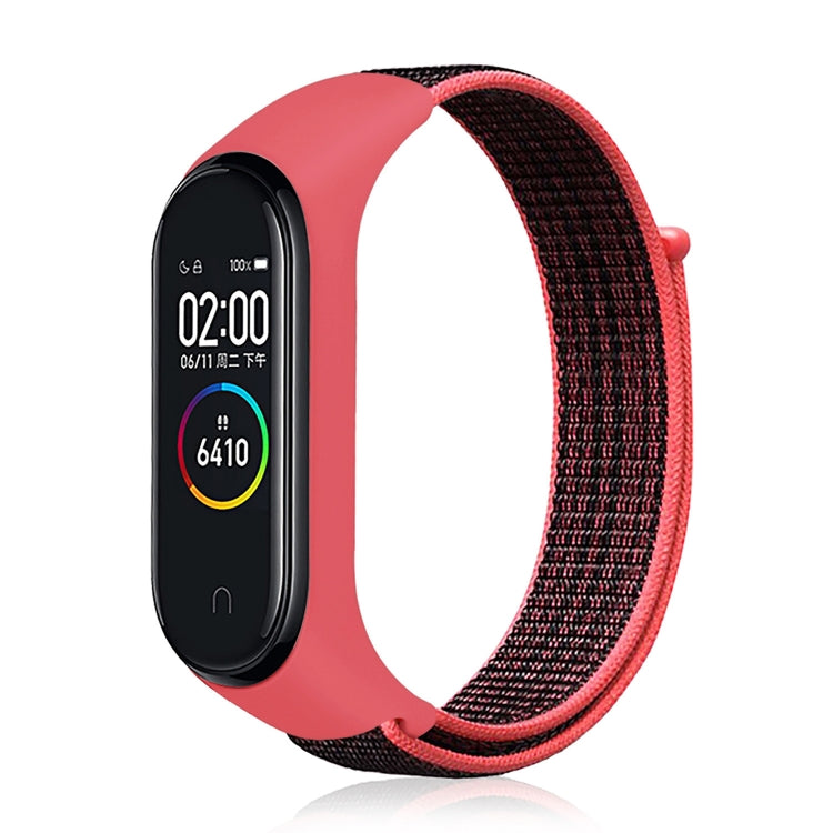 Bracelet de montre connectée en nylon tissé pour Xiaomi Mi Band 3/4