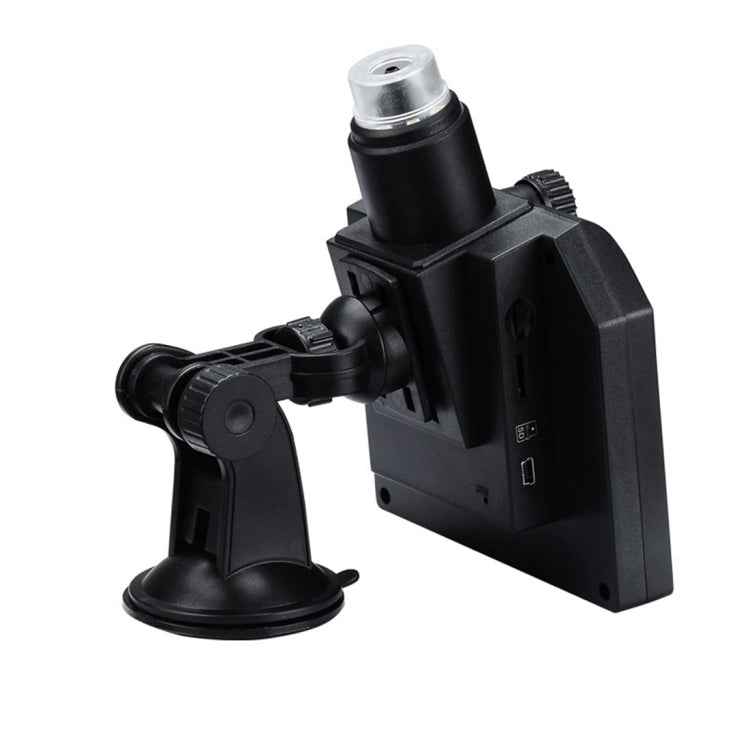 G600 600X 3.6MP 4.3 inch HD LCD Display USB Charging Portable Digital Microscope with LED Light, Support Micro SD Card(64GB Max), US Plug, AC 100-240V